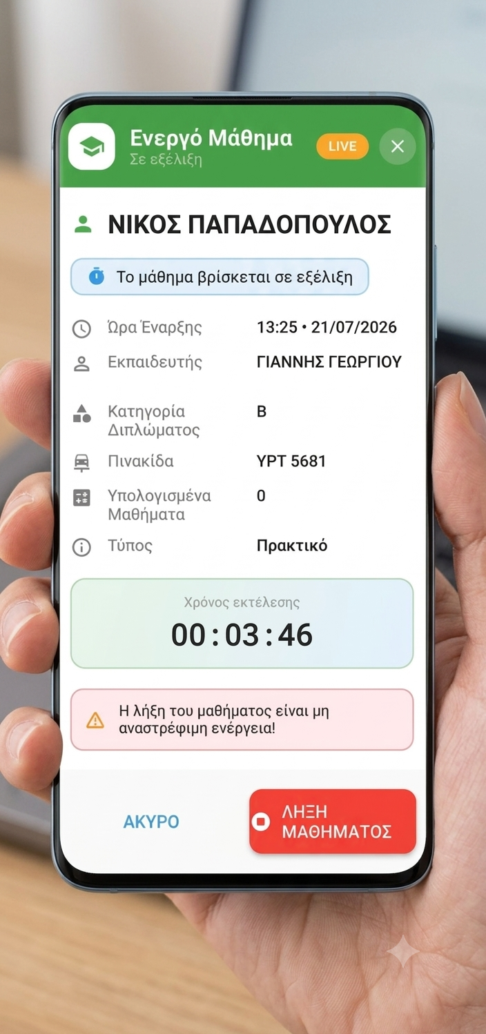 Ενεργό πρακτικό μάθημα στην εφαρμογή L2Drive
